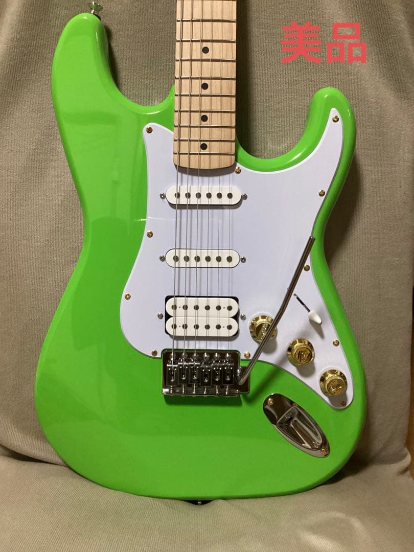 クレイマー Kramer エレキギター ストラトキャスター グリーン 美品