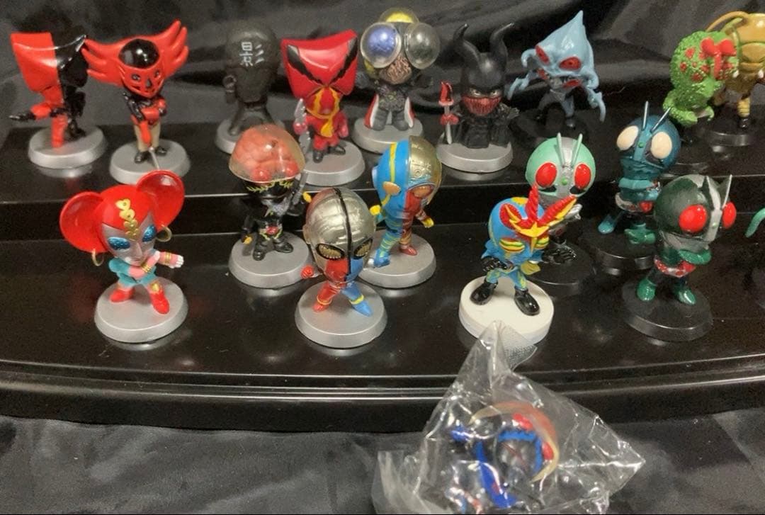 特撮ヒーローズ　仮面ライダー　人造人間キカイダー&０１　イナズマン　２０体セット