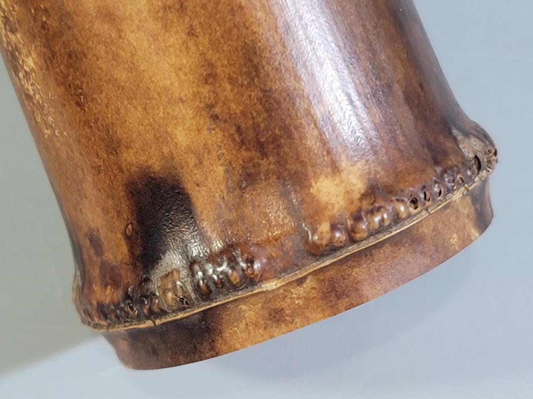 茶道具 竹蓋置 一双 大徳寺 書付 美品 DT474