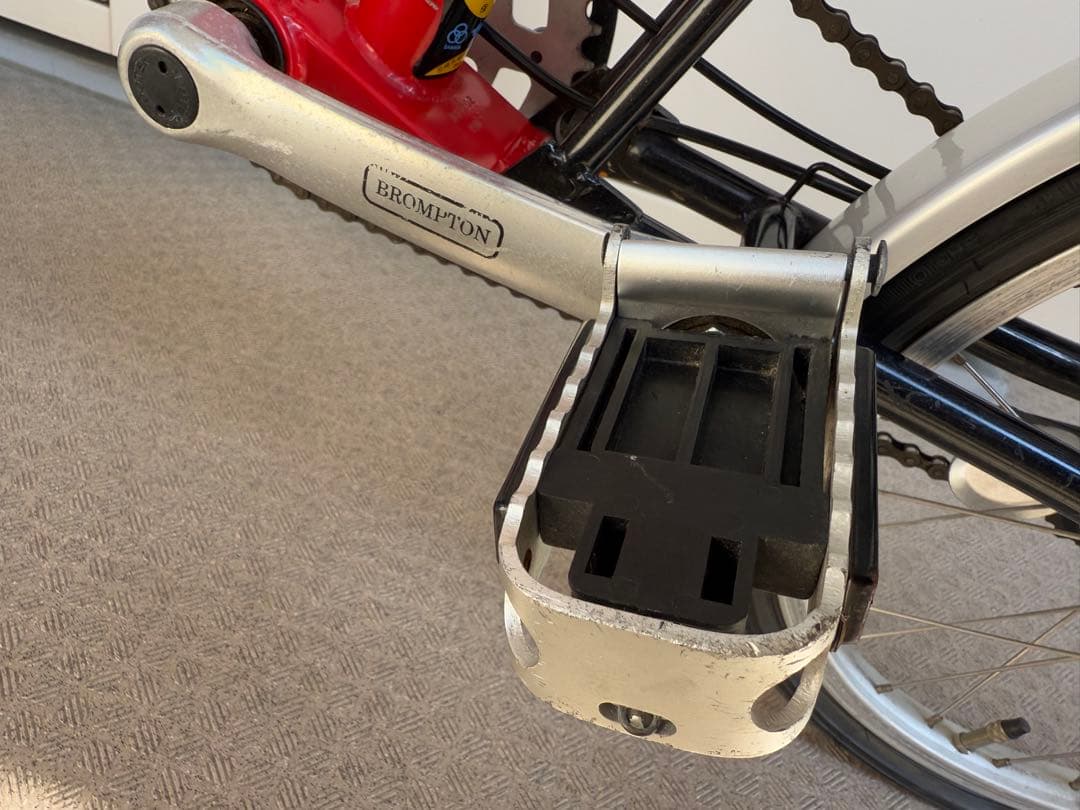 BROMPTON 折りたたみ自転車 3段変速　レッド