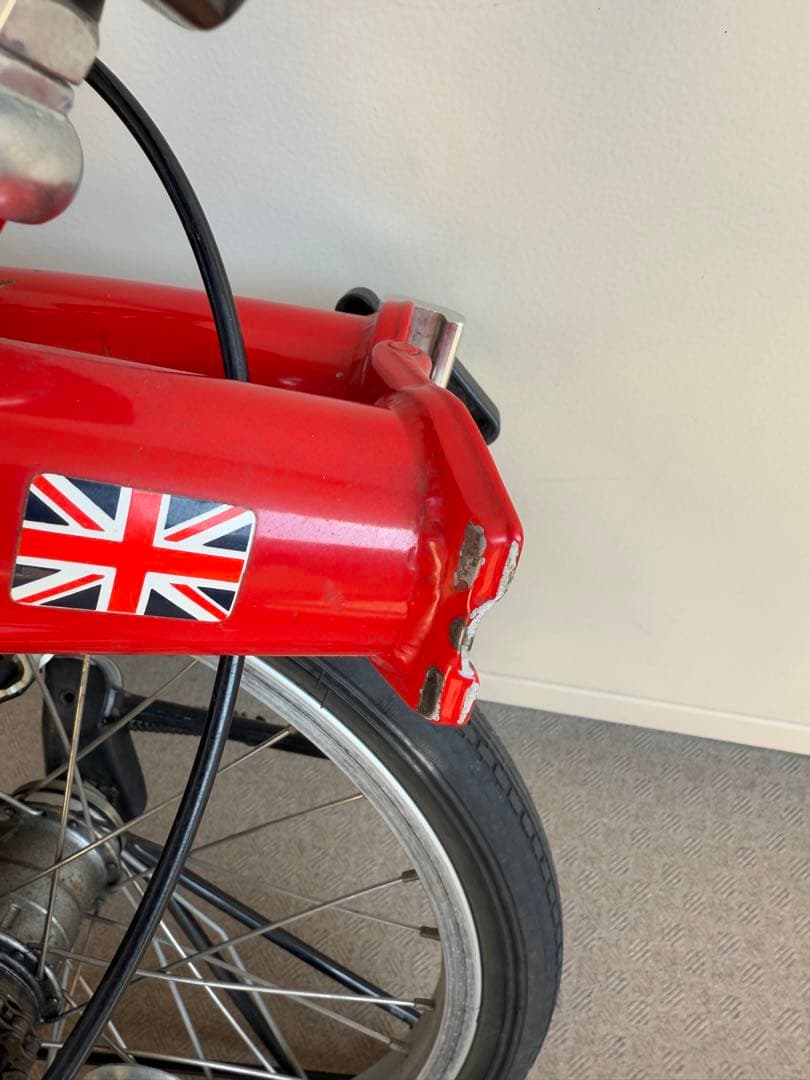 BROMPTON 折りたたみ自転車 3段変速　レッド