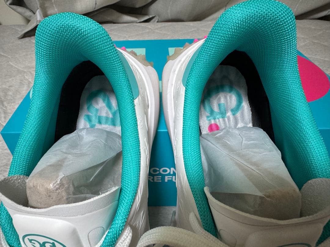 G/FORE G.112 ゴルフシューズ ホワイト/ターコイズ