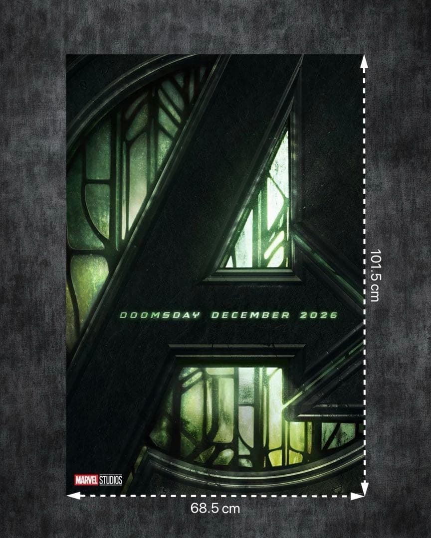 *枚数限定*映画館用両面印刷ポスターINTL版:アベンジャーズ ドゥームズデイ
