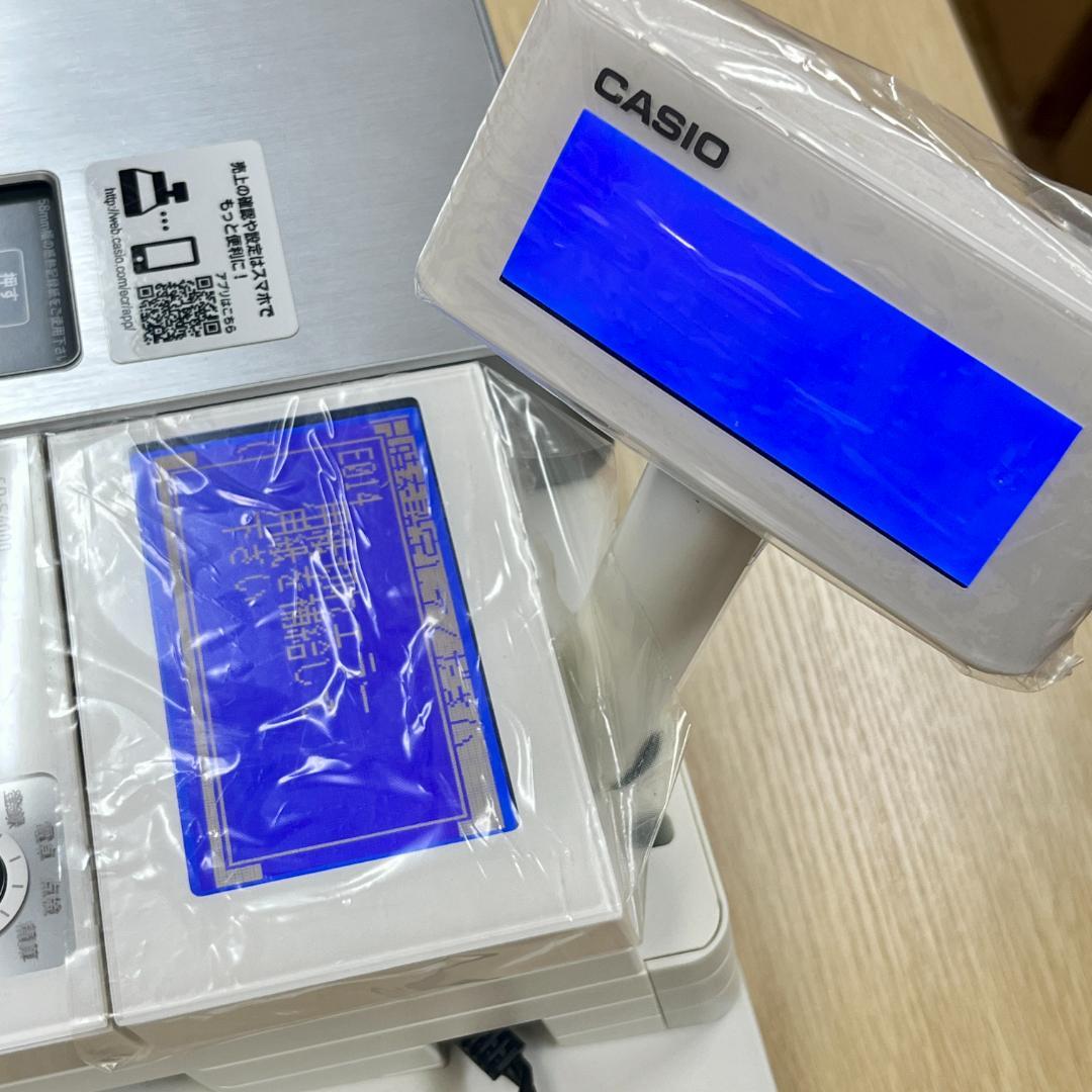 未使用展示品 CASIO レジスター SR-S4000-20SWE 通電確認済