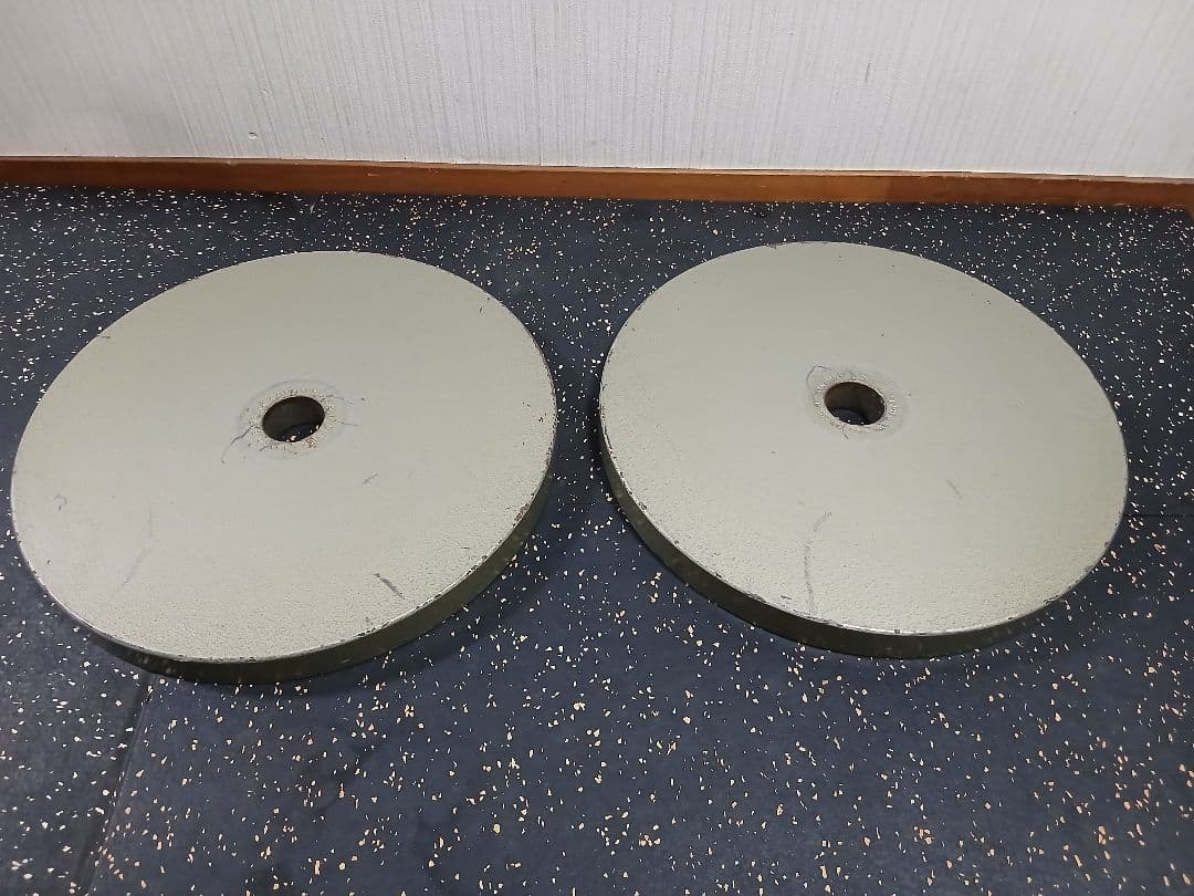 ②IVANKOイヴァンコ ラバープレート20kg x1枚穴径50mm(同時購入)