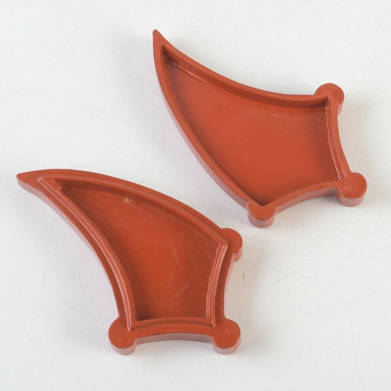 茶道具　塗師　橋口宗榮作　朱塗　丁字香合　共箱　V　9332