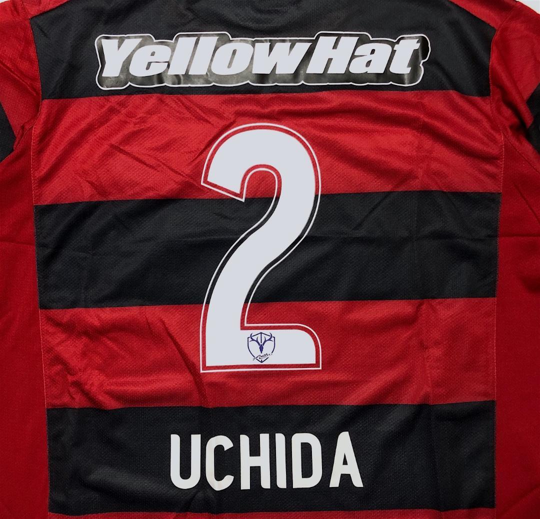 希少タグ付き　ナイキ　鹿島アントラーズ　2008　ユニフォーム 　XL　内田篤人