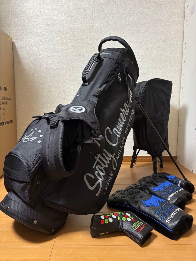 スコッティキャメロン キャディバック UT.PTヘッドカバー フード付き 美品