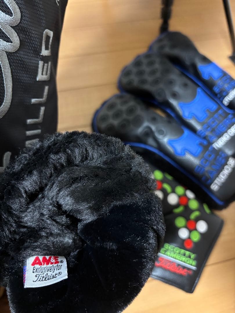 スコッティキャメロン キャディバック UT.PTヘッドカバー フード付き 美品