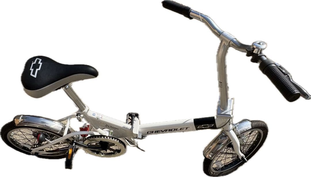 【新品未使用品】シボレー CHEVROLET 折りたたみ自転車16型 ホワイト