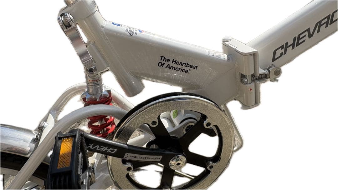【新品未使用品】シボレー CHEVROLET 折りたたみ自転車16型 ホワイト
