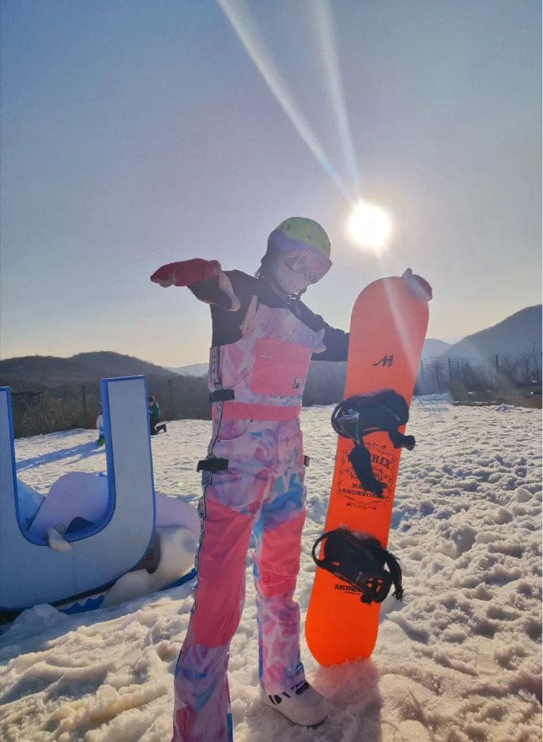 レディース❤︎スキーウェア スノボー つなぎ❤︎大人Lサイズ