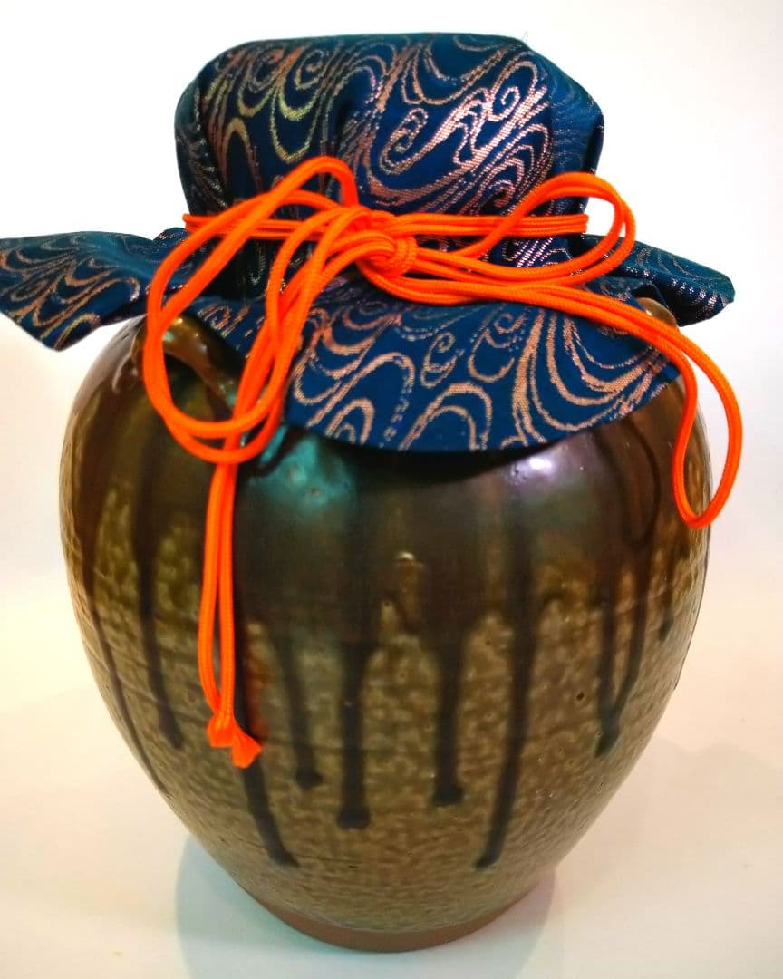 【茶道具】信水造　丹波　飾壷