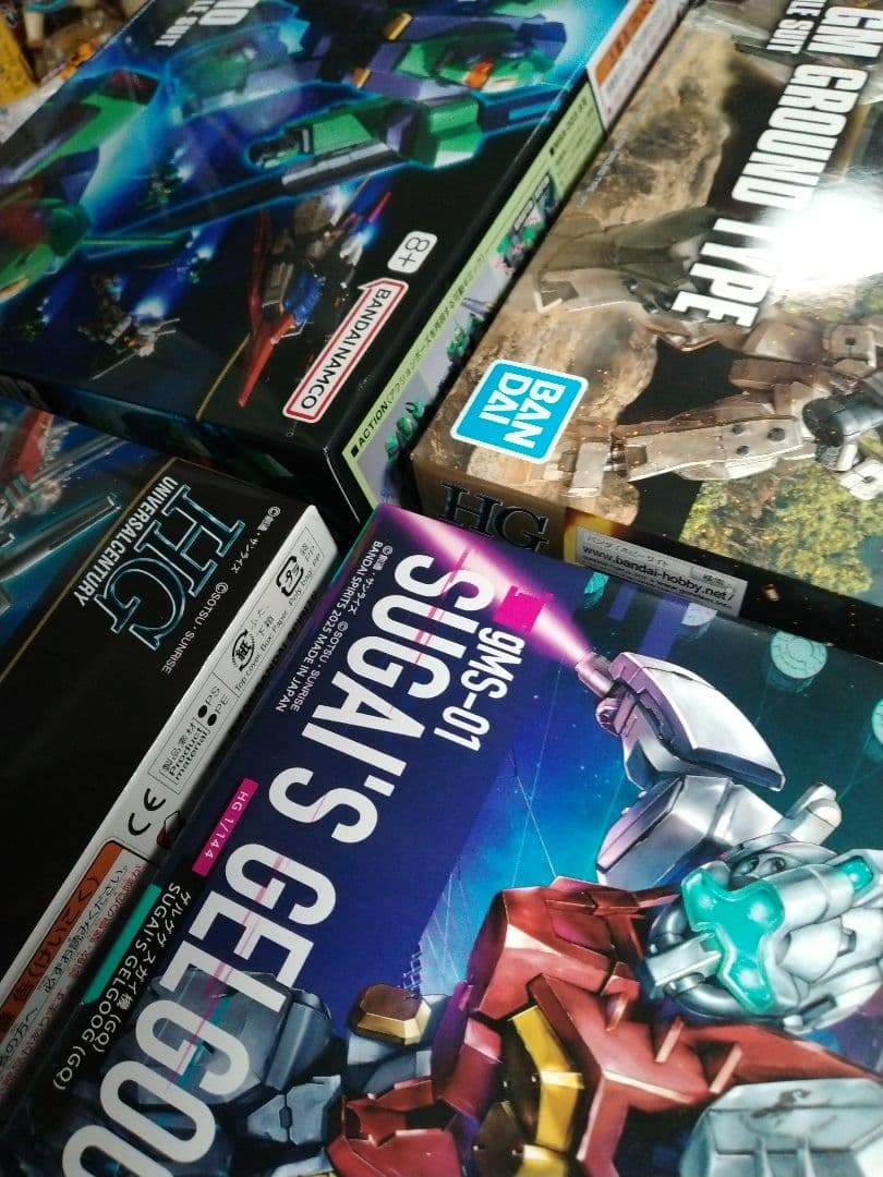 HG量産型ジム系　新品未開封4体セット ＋ オマケジャンクパーツ3袋　送料込み