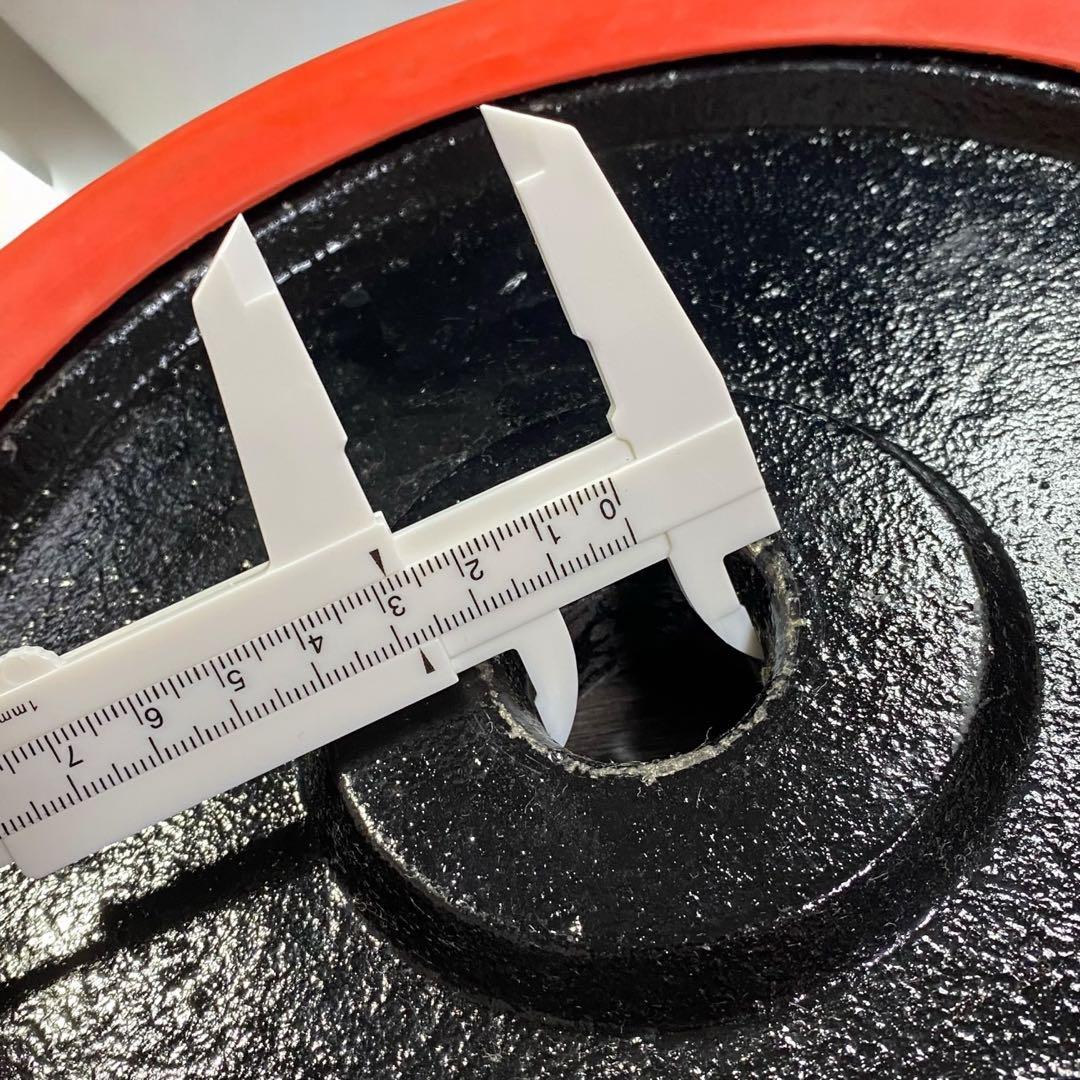 ラバー付 バーベルプレート10kgx2枚セット 合計20kg シャフト径28mm