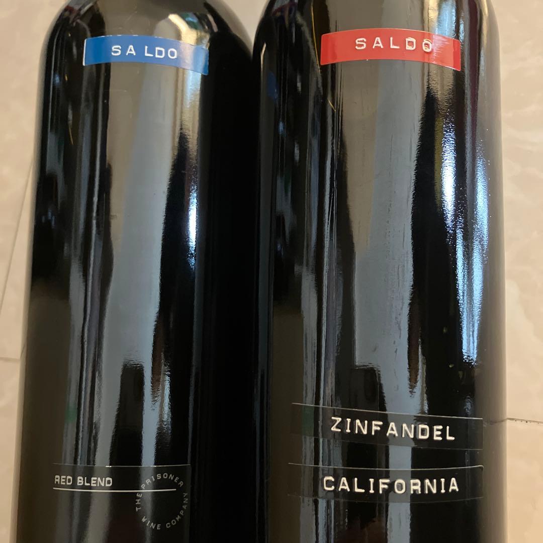 2本セット　サルド　SALDO 赤青　レッド　ブルー　超希少な青もあり！赤ワイン