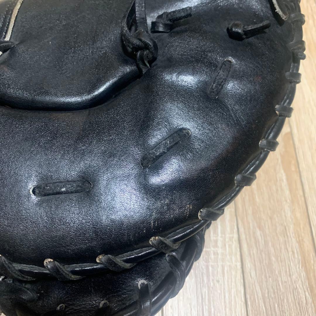 ミズノ ビューリーグ ファーストミット　軟式用　赤ビュー　ビックM 右投げ用