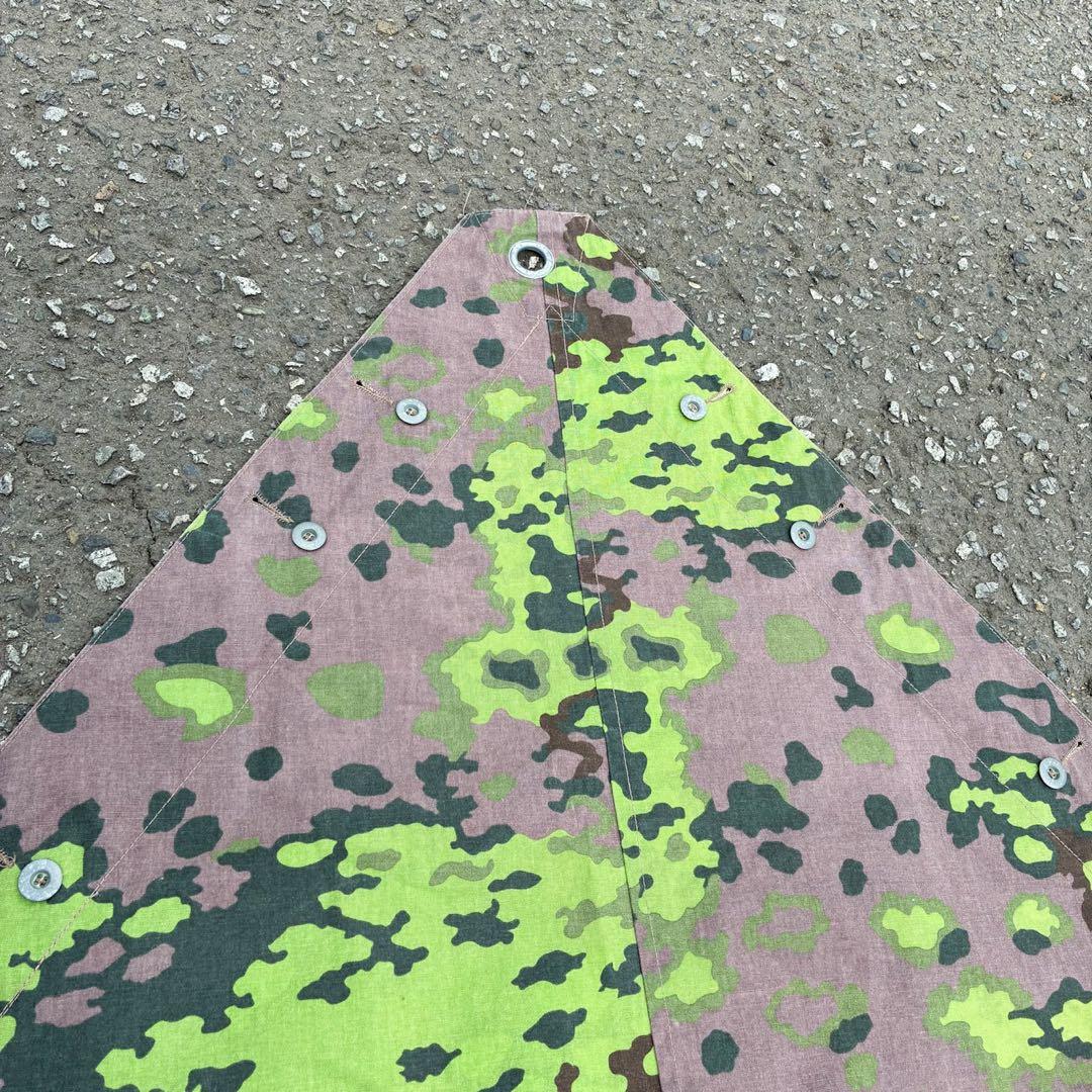 ドイツ軍 レプリカ SS オークリーフカモ ツェルトバーン テントシート