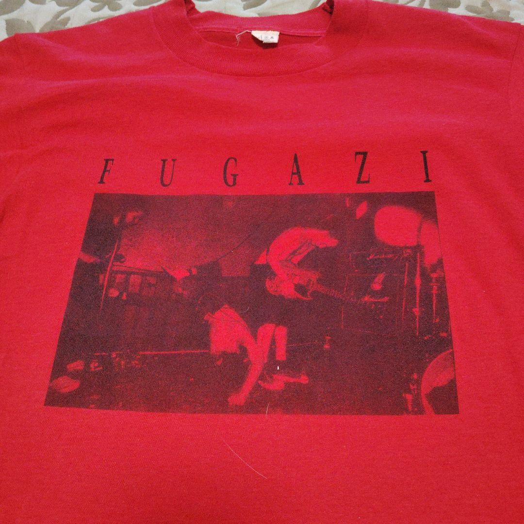 90's Fugazi 赤 Tシャツ