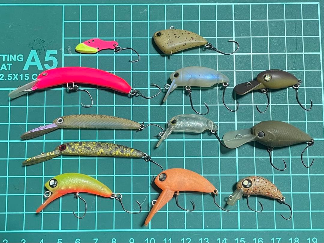 エリアトラウト ハードルアー 12点セット（ナブクラ・ザッガー等）