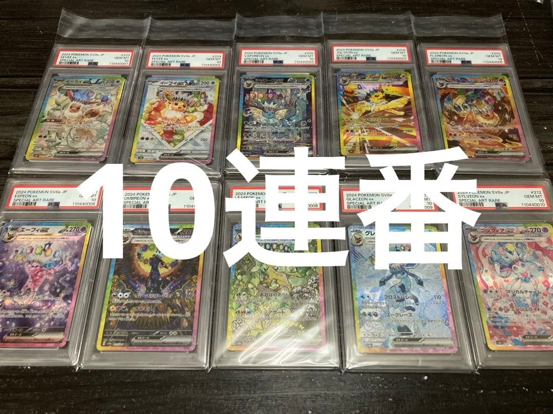 値下げ不可　ワンオーナー　テラスタルフェスex 【PSA10】10連番　sar