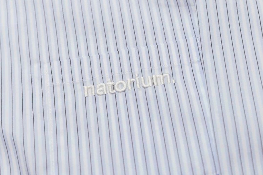 なとり　natorium Stripe-shirt ストライプシャツ 　深海