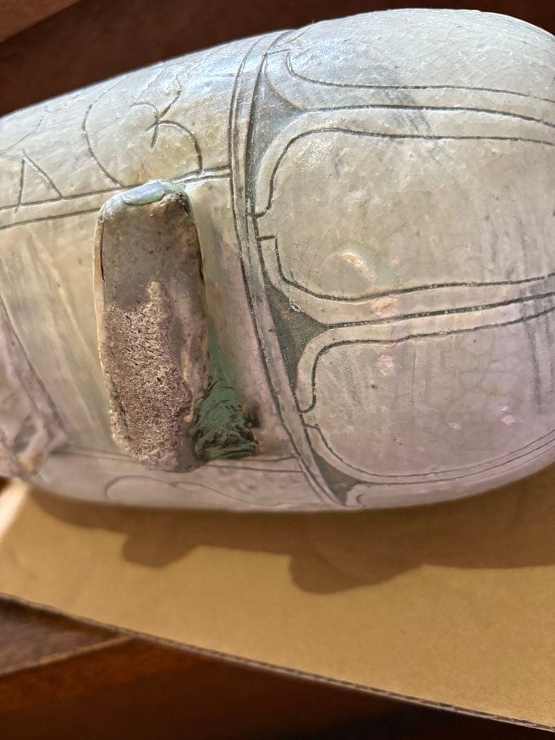 俵壺　置物　魚