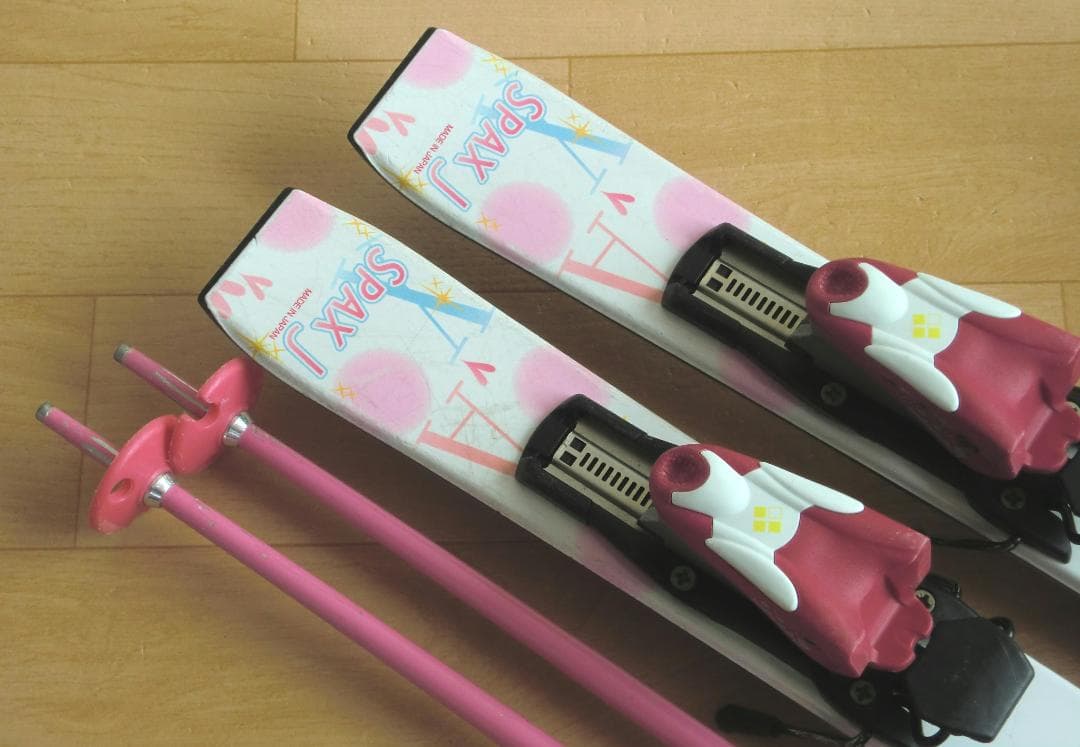 ■■送料無料■KAZAMA■子供用スキーフルセット■板100靴19■WAX済■■