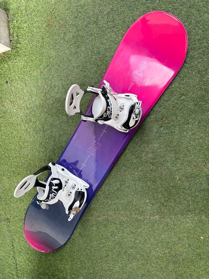 ELEMENT GIRLS STELLA スノーボード spoonビンディング