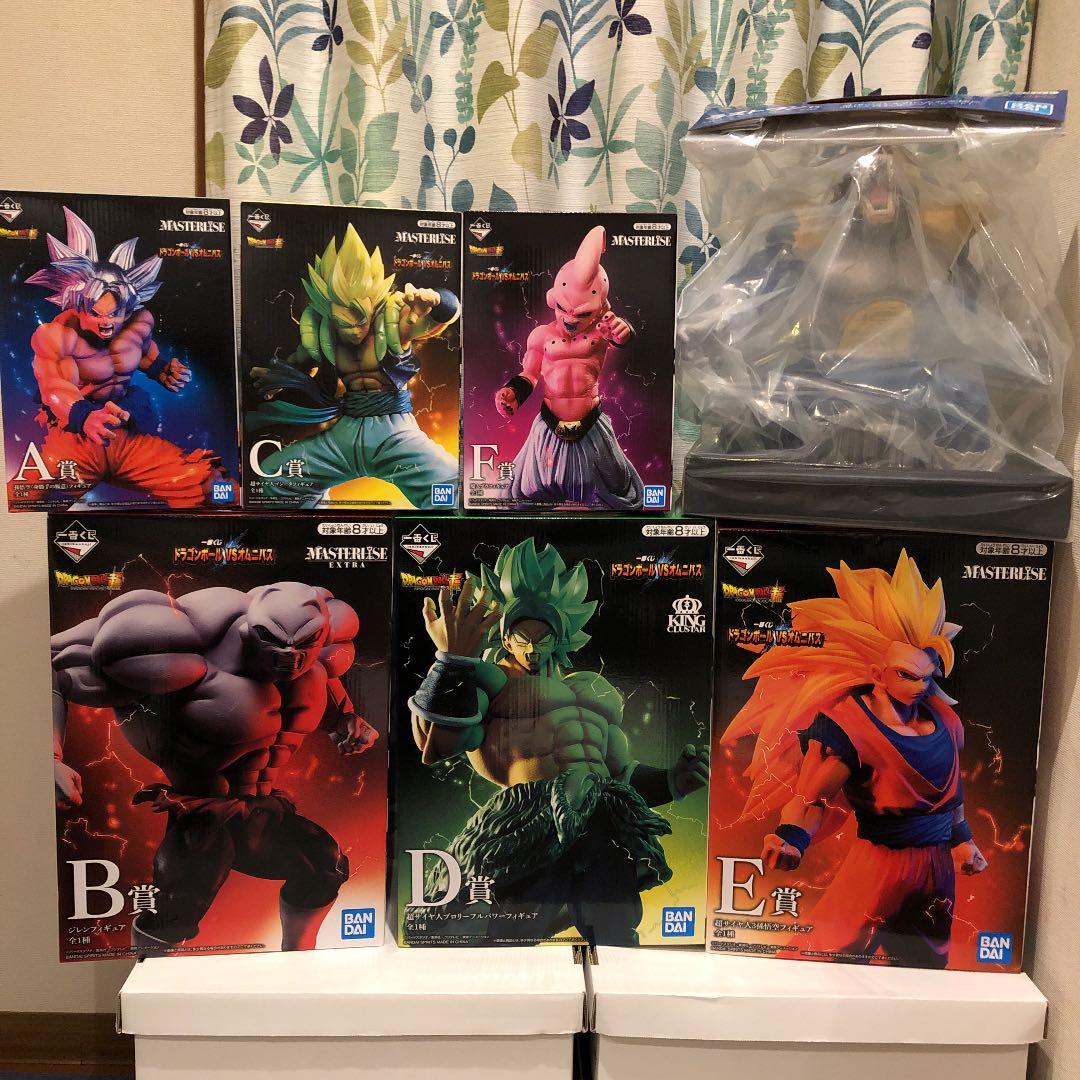 ドラゴンボール　一番くじ　オムニバス　大猿ベジータ　魔神ブウ　フルコンプリート