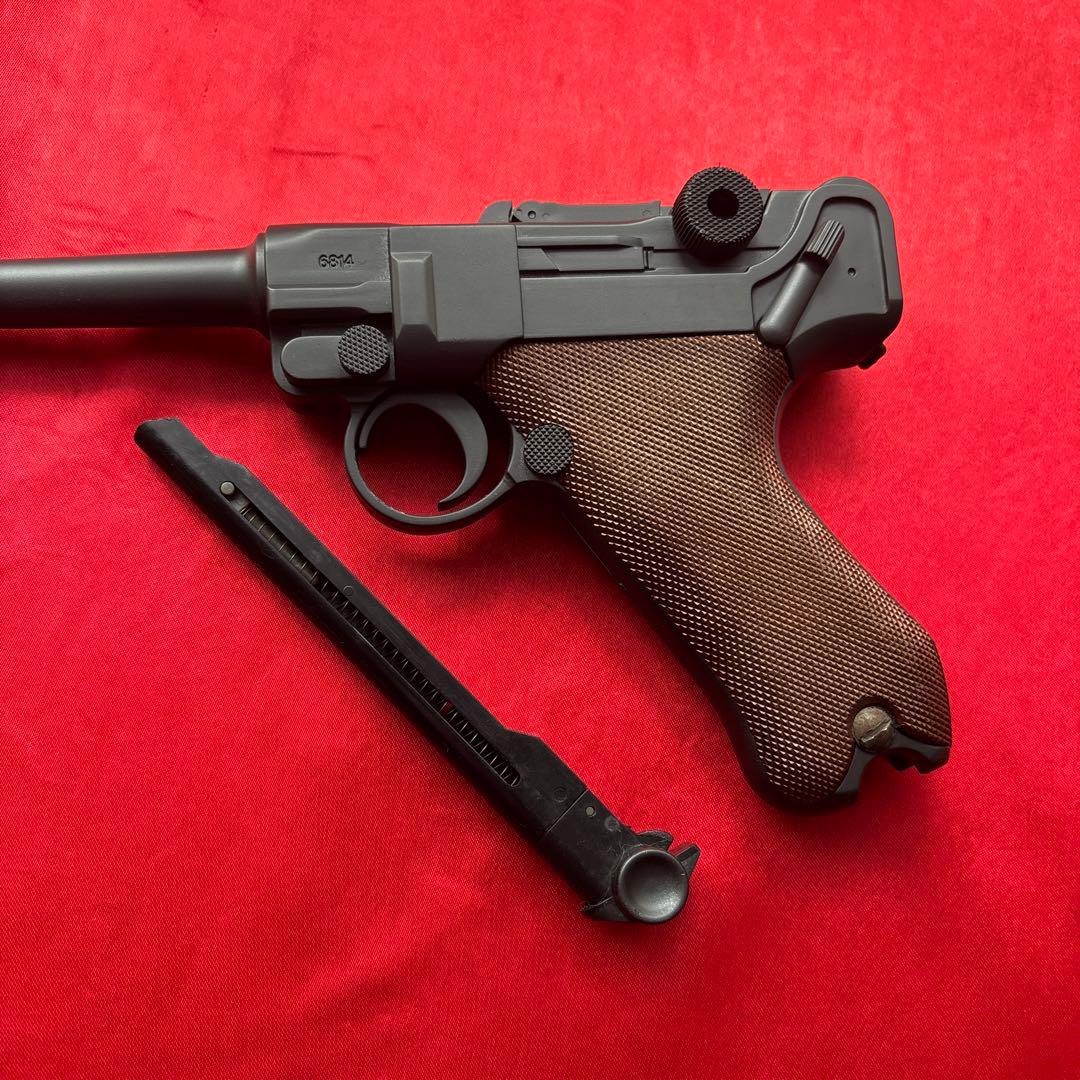 東京マルイ　ルガーP08 キャロムショット塗装　エアガン