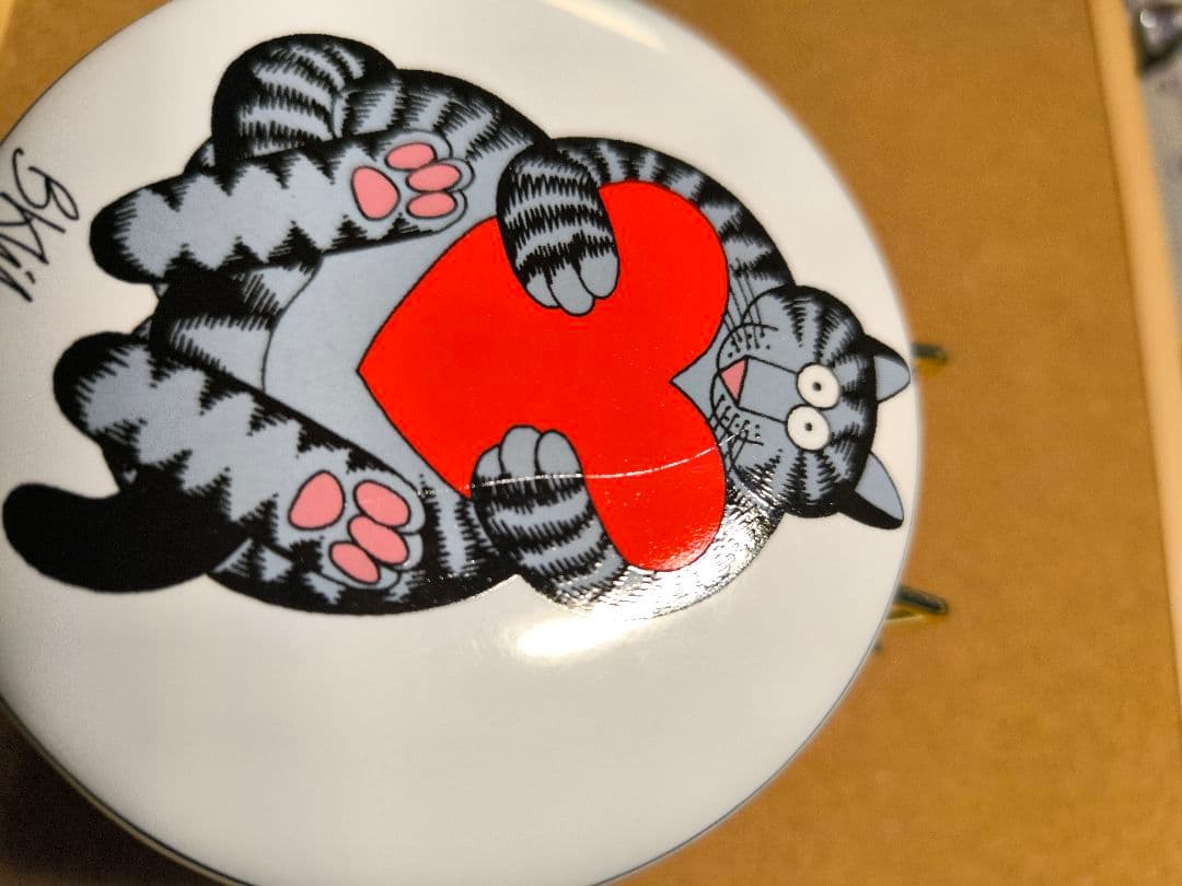 ハワイ　クリバンキャット キャニスター 蓋付き密閉容器 傷あり