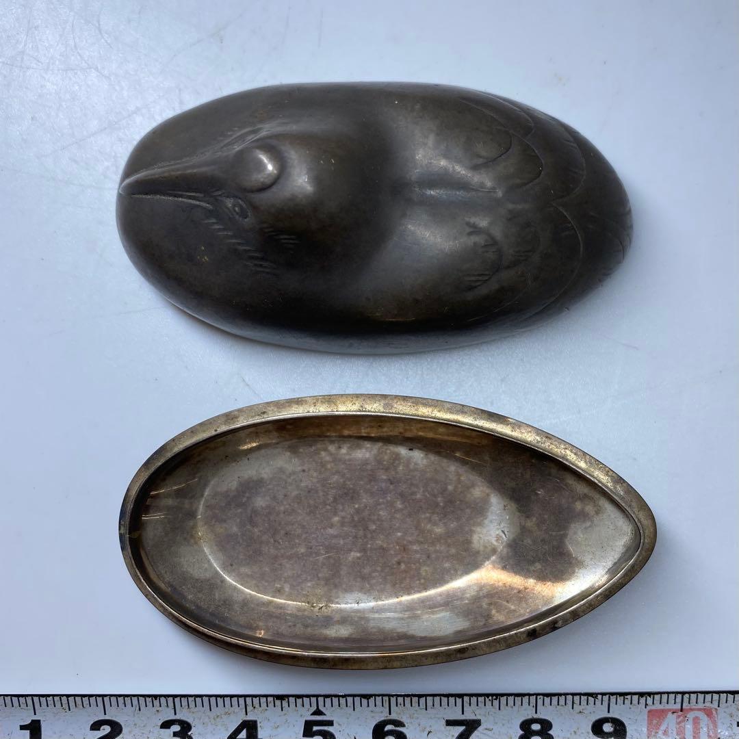 純銀 一鶴斎銘 ボンボニエール 37g 東キ7-1213☆2F