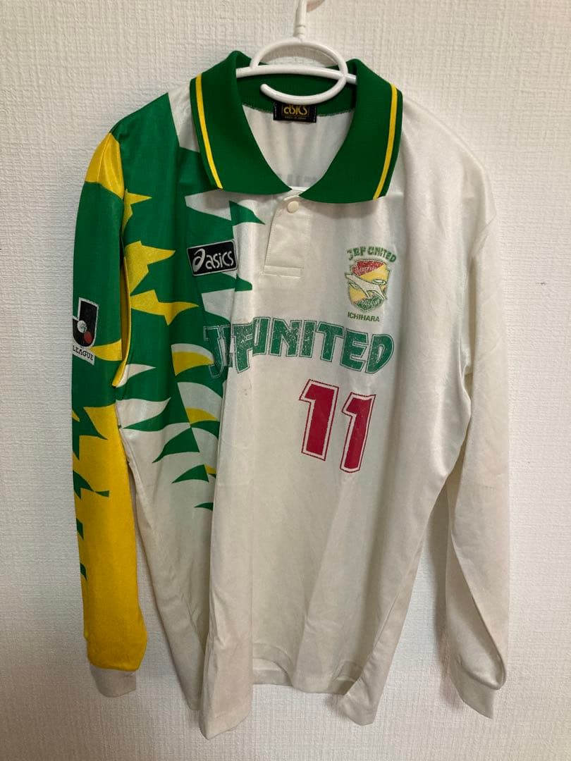 ジェフユナイテッド市原 サッカーユニフォーム 1993 Jリーグ初期 長袖 11