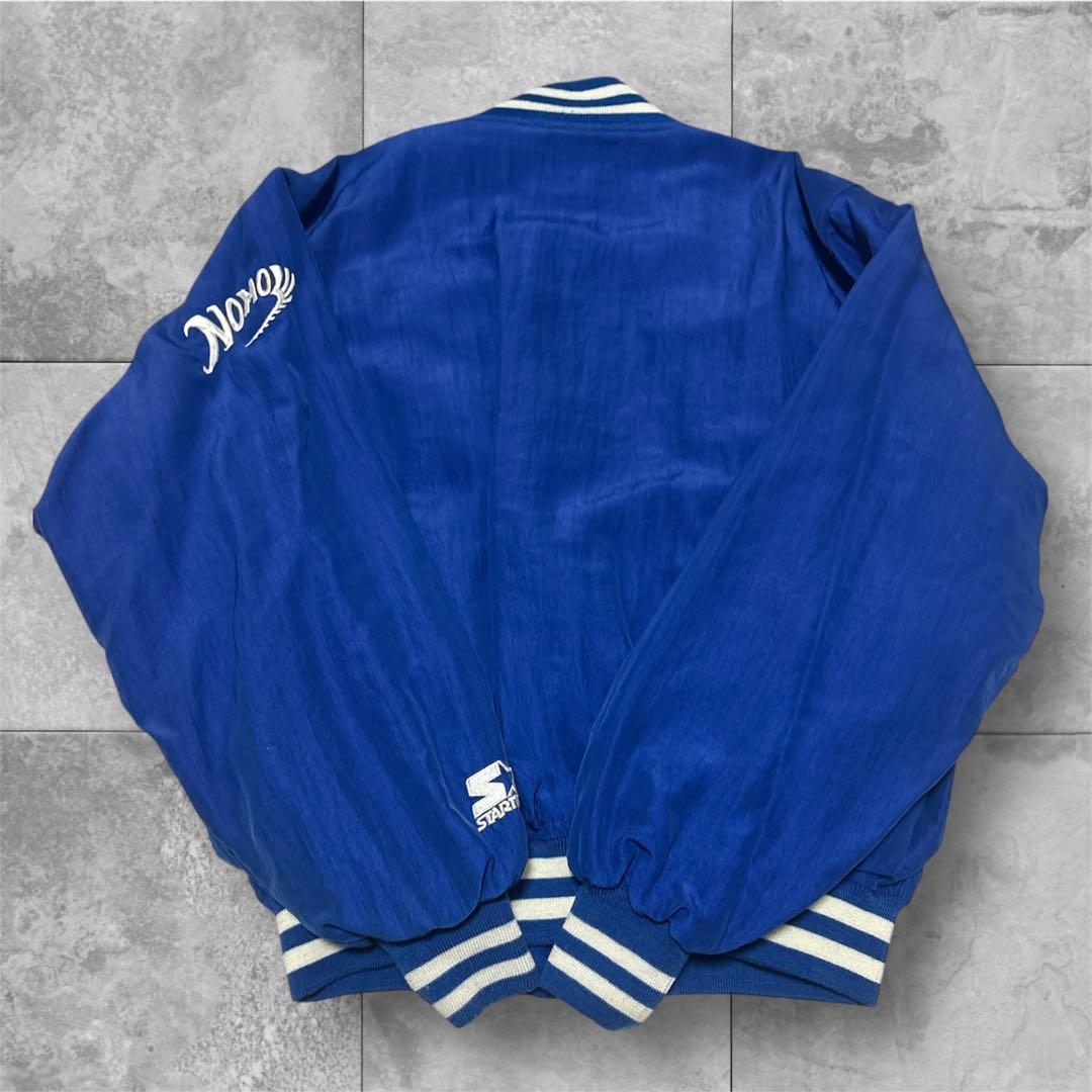 Dodgers ドジャース　スターター社製ナイロンスタジャン野茂英雄