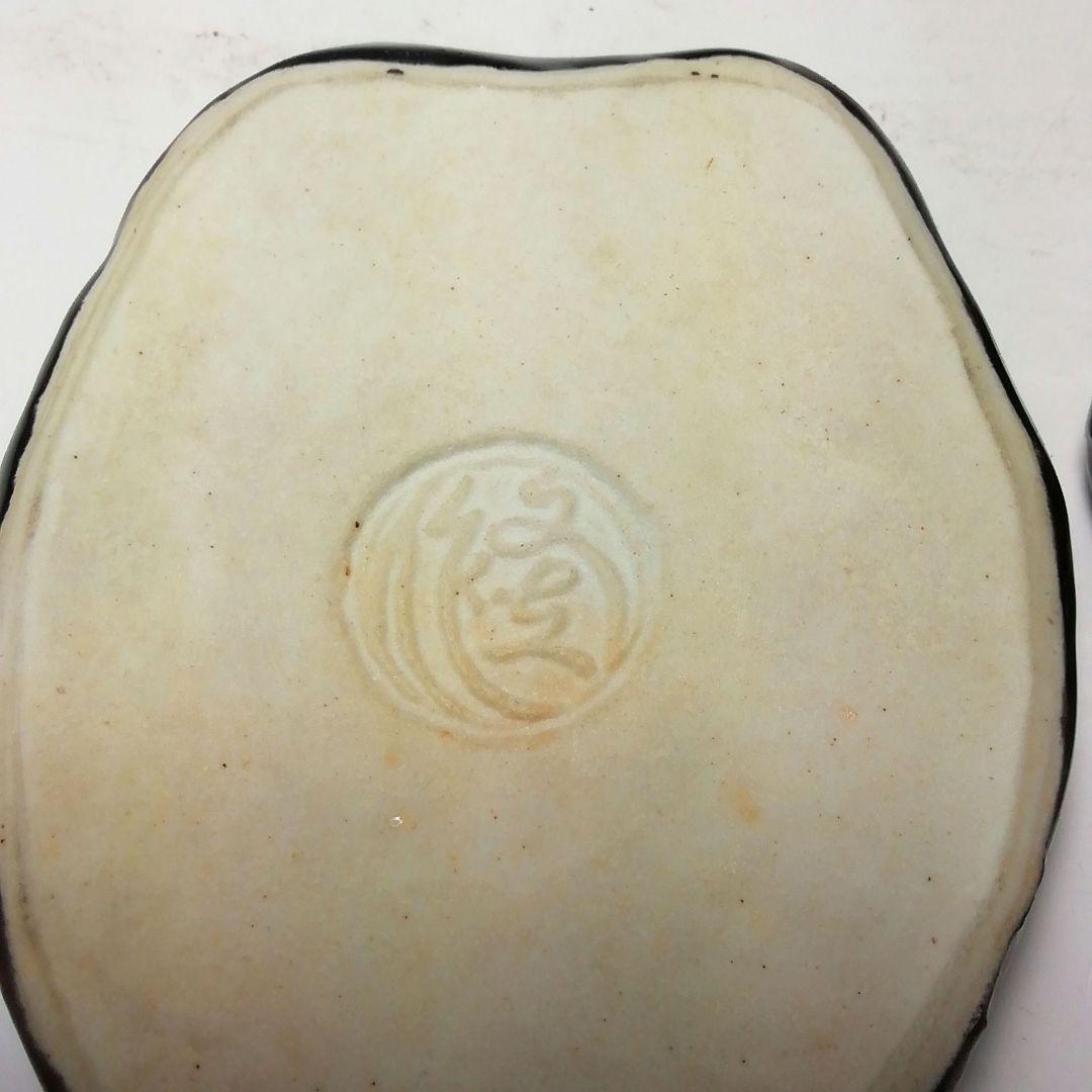 Ｓ７２５　香合　『獅子頭』『九谷焼』『朝倉文夫作』　共箱　茶道具