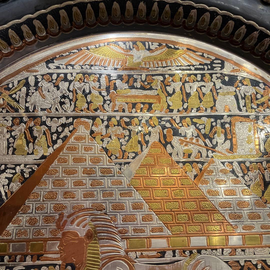 古代エジプト絵　お盆