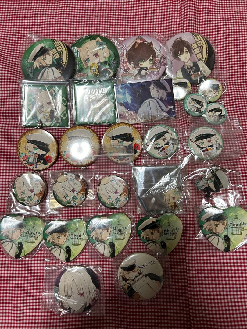 ニル・アドミラリの天秤　ニルアド　缶バッジ　アクキー　翡翠、ヒタキ　28点セット