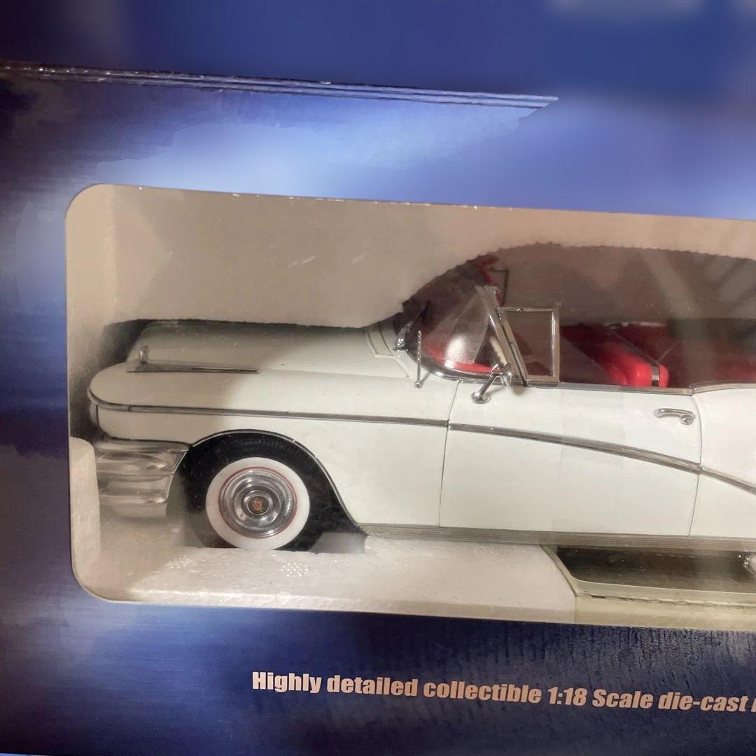 1958ビュイックリミテッドコンバーチブル1/18（ホワイト）30センチ以上有り