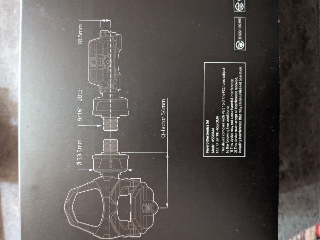 Assioma Favelo Duo ロードバイクパワーメーター