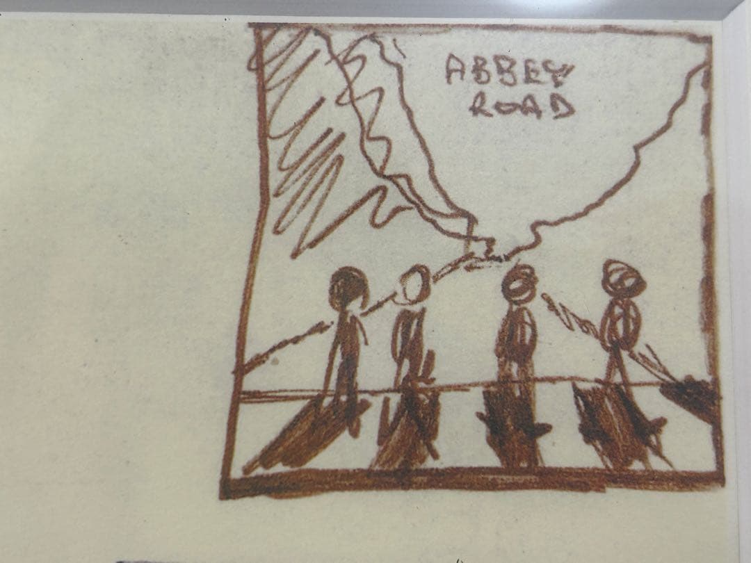 専用 ビートルズ Abbey Road 30周年記念 額装アート アビイロード