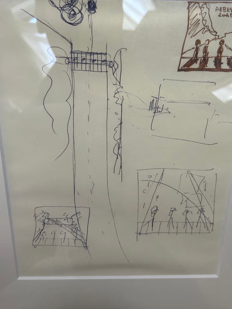 専用 ビートルズ Abbey Road 30周年記念 額装アート アビイロード