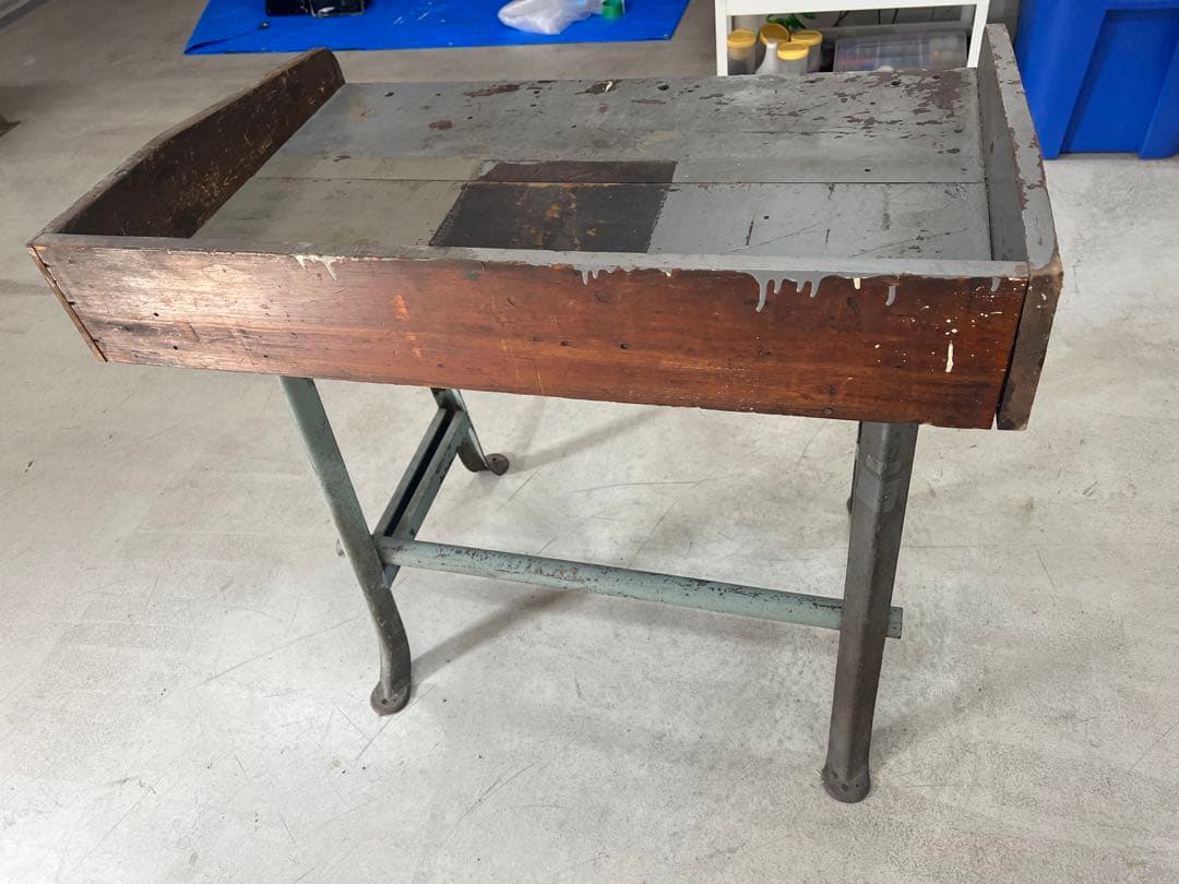 アンティーク ヴィンテージ　インダストリアル　テーブル　usa 作業台