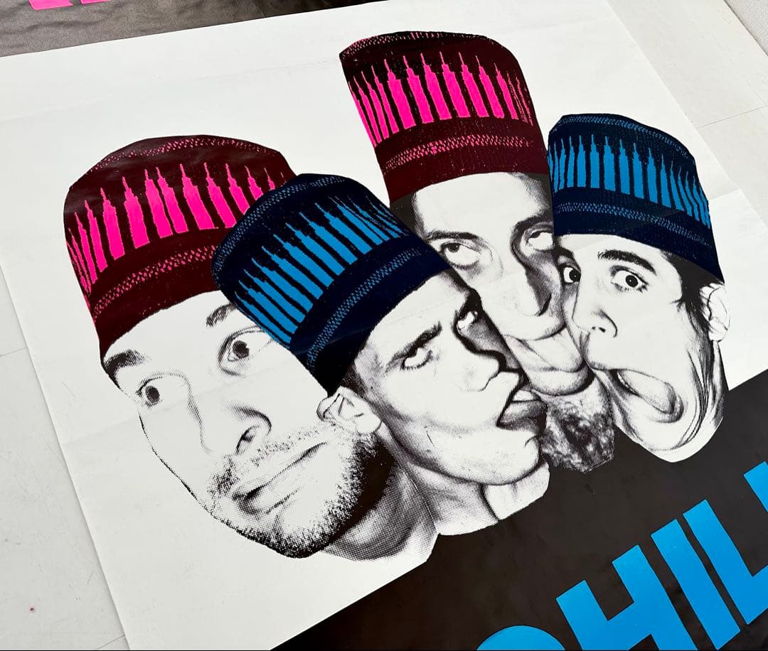 超超ビッグサイズ 80s レッドホットチリペッパーズ ポスター