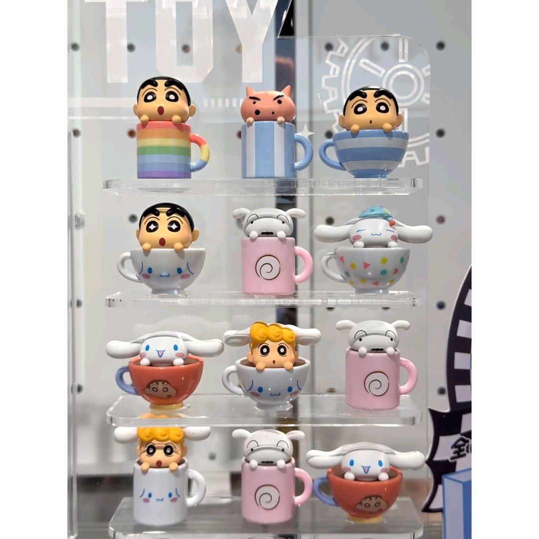 クレヨンしんちゃん シナモロール ティーカップ フィギュア 10包30粒 BOX