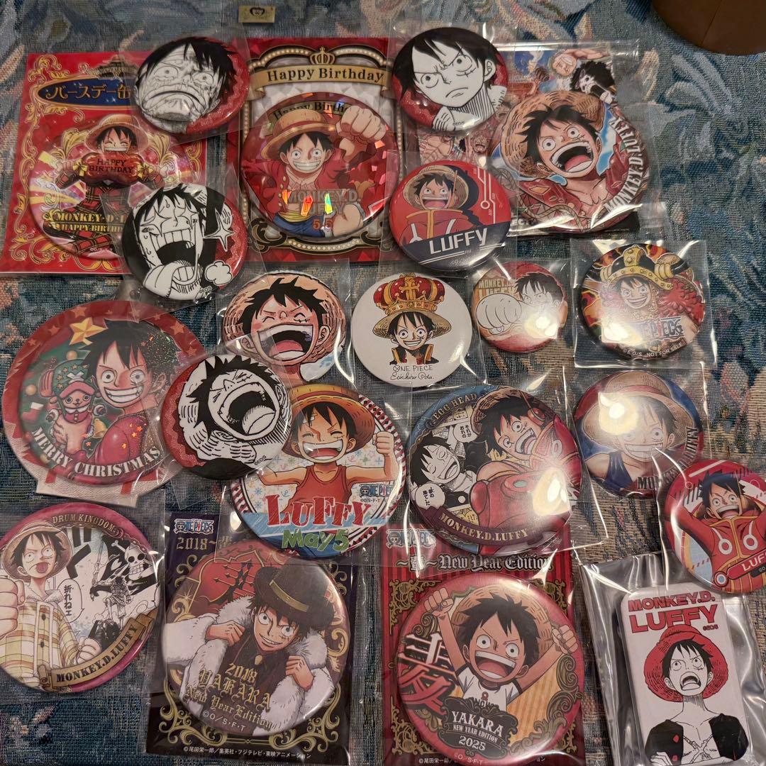 ルフィ缶バッジ　21点セット
