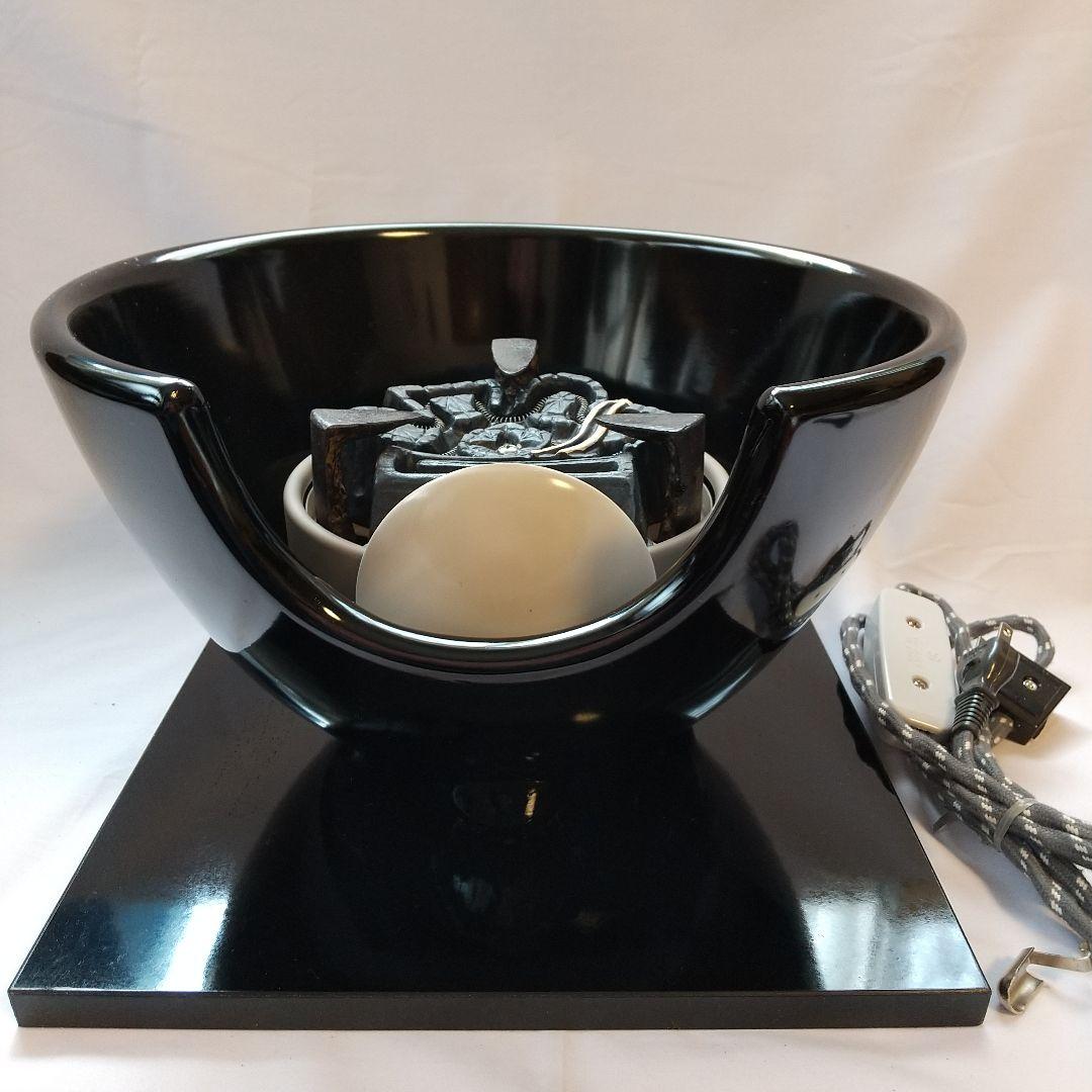 茶道具 風炉型電熱器 F406 真塗（紅鉢型）B 野々田株式会社