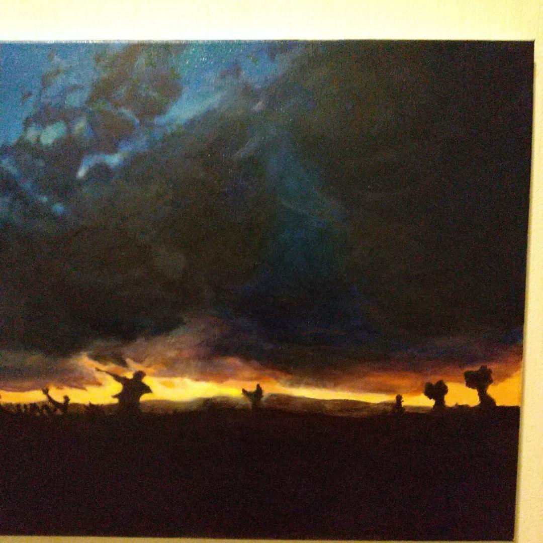 油絵 風景#1 40X80X1.5cm