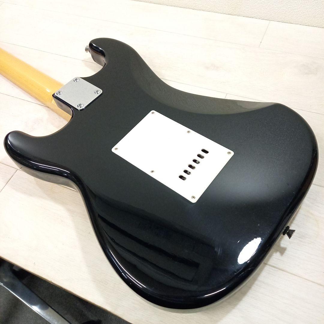 PhotoGenic ストラトキャスター ブラック メイプルネック セット1