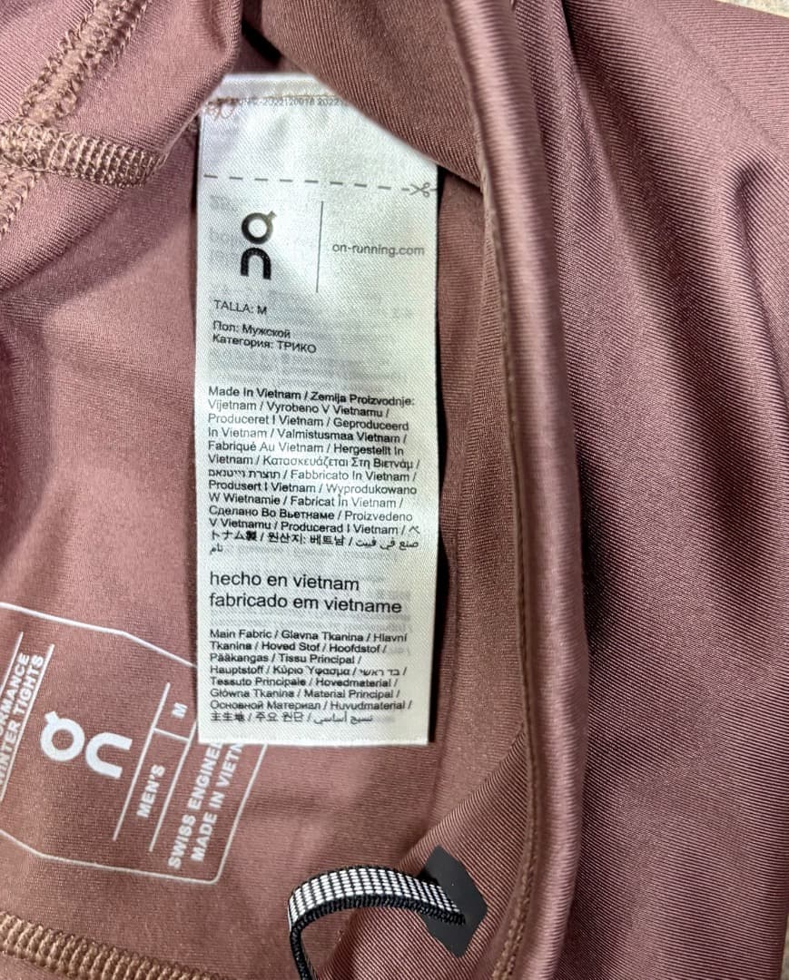 ON オン　Performance Winter Tights M